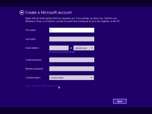 MS Windows 10 - Sign in without a MS Account 2